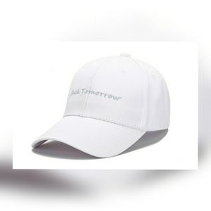 Men's White Basketball Cap